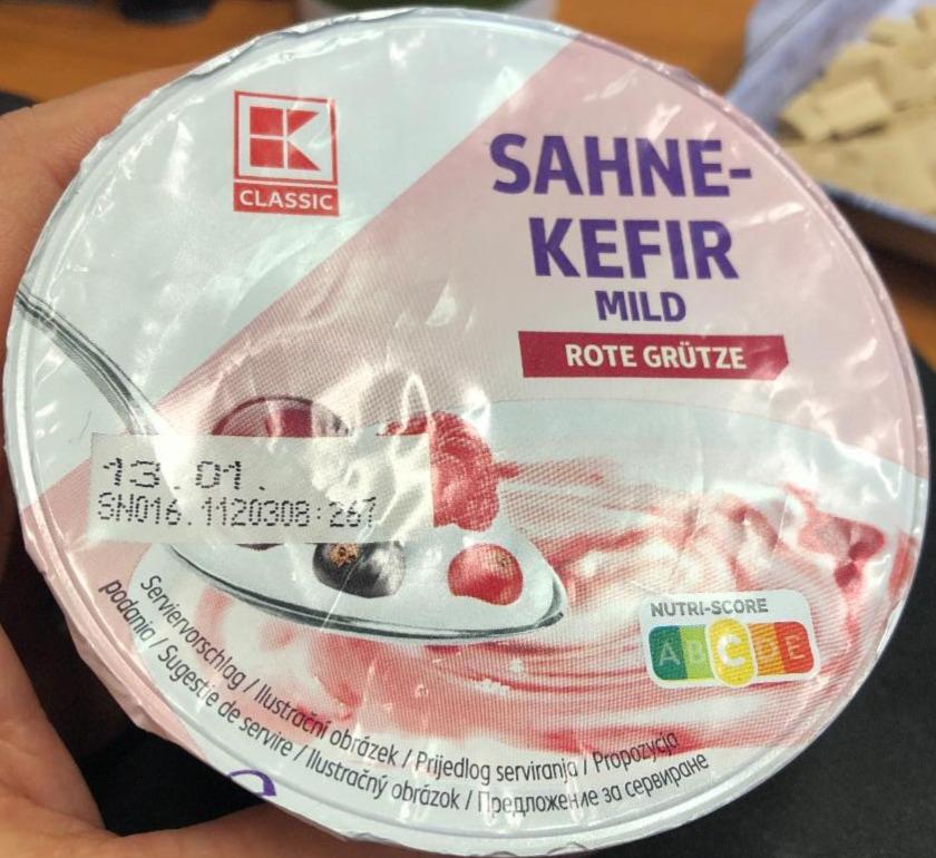 Fotografie - Sahne kefir mild rote grütze K-Classic