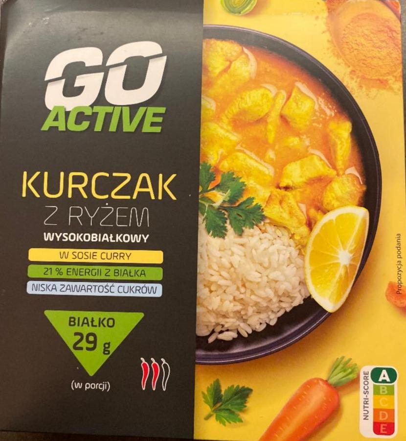 Fotografie - Kurczak z ryzem w sosie curry Go Active