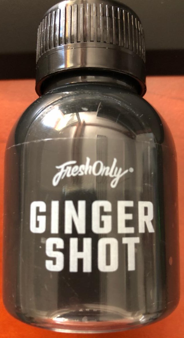 Fotografie - Ginger Shot s aktivním uhlím FreshOnly