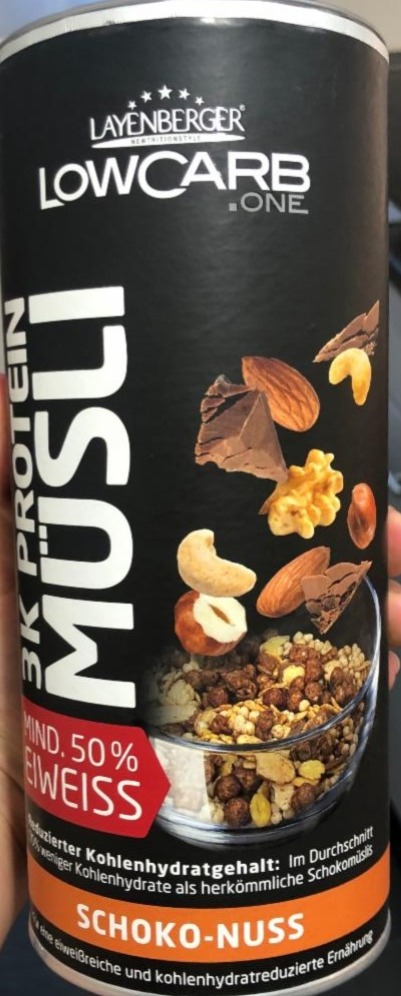 Fotografie - 3K protein müsli schoko-nuss Layenberger