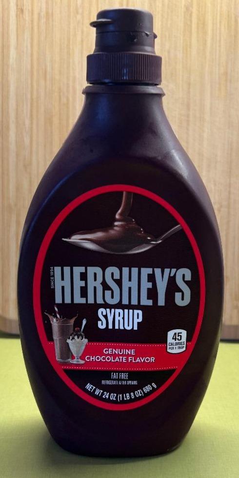 Fotografie - Chocolate flavor syrup Hershey's