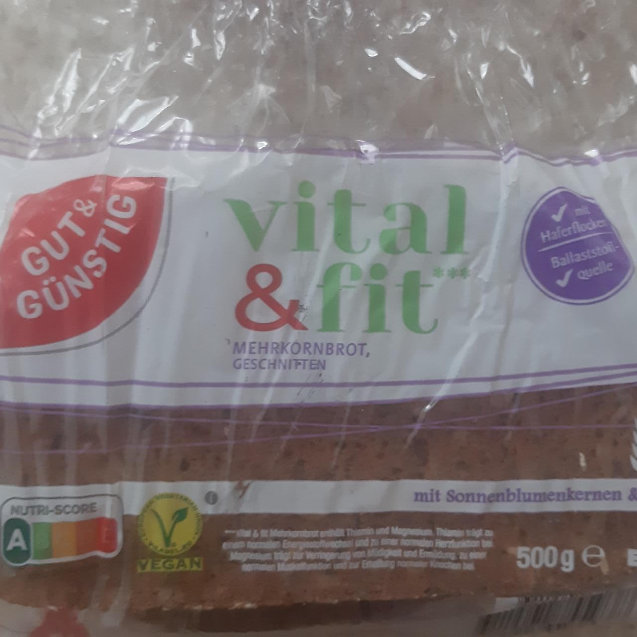 Fotografie - Fit & Vital mehrkornbrot Gut&Günstig