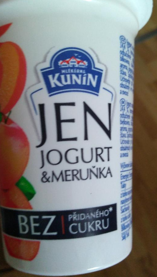 Fotografie - Jen jogurt meruňka Kunín