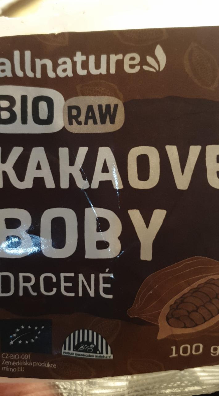 Fotografie - Kakaové boby drcené Bio Allnature