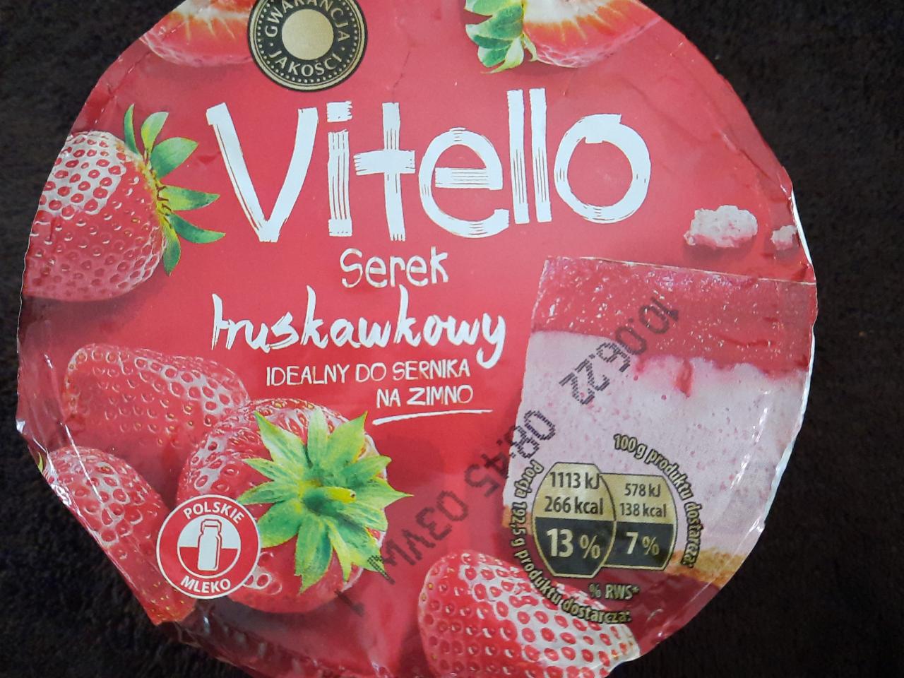 Fotografie - Serek truskawkowy Vitello