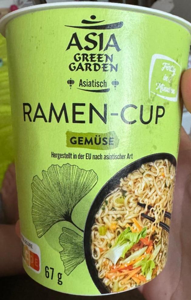 Fotografie - Ramen-cup gemüse Asia Green Garden