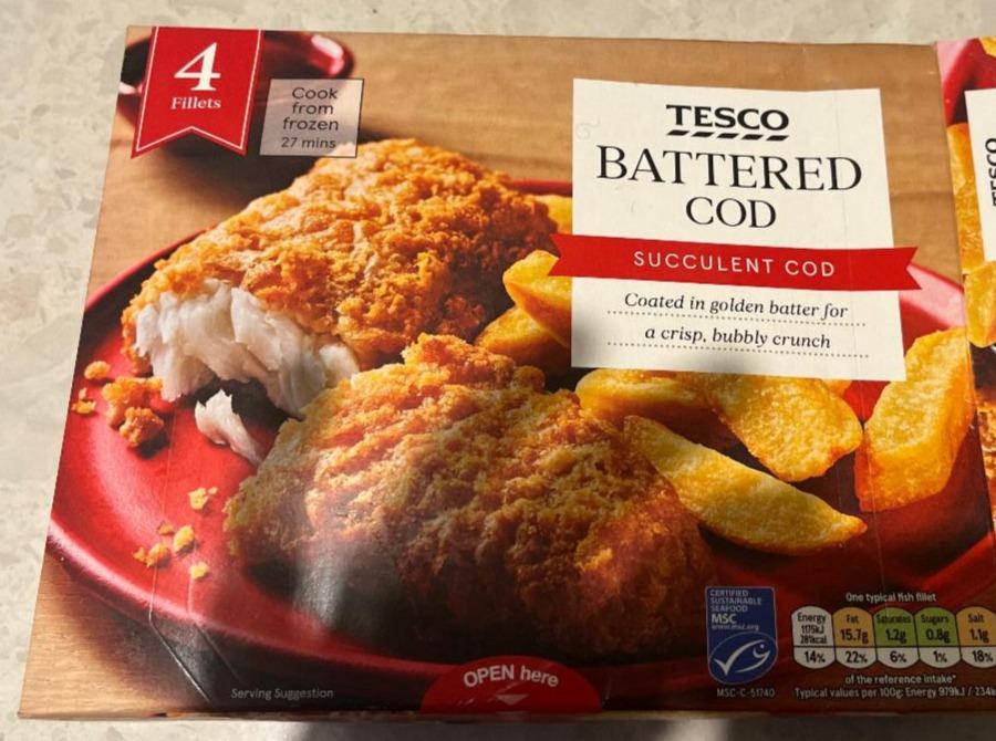 Fotografie - Battered Cod Tesco