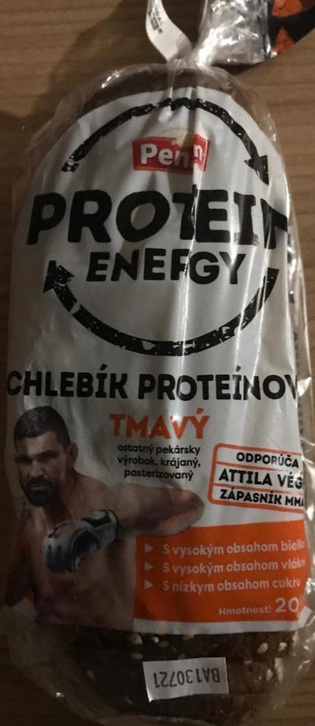 Fotografie - Chlebík proteinový tmavý Penam