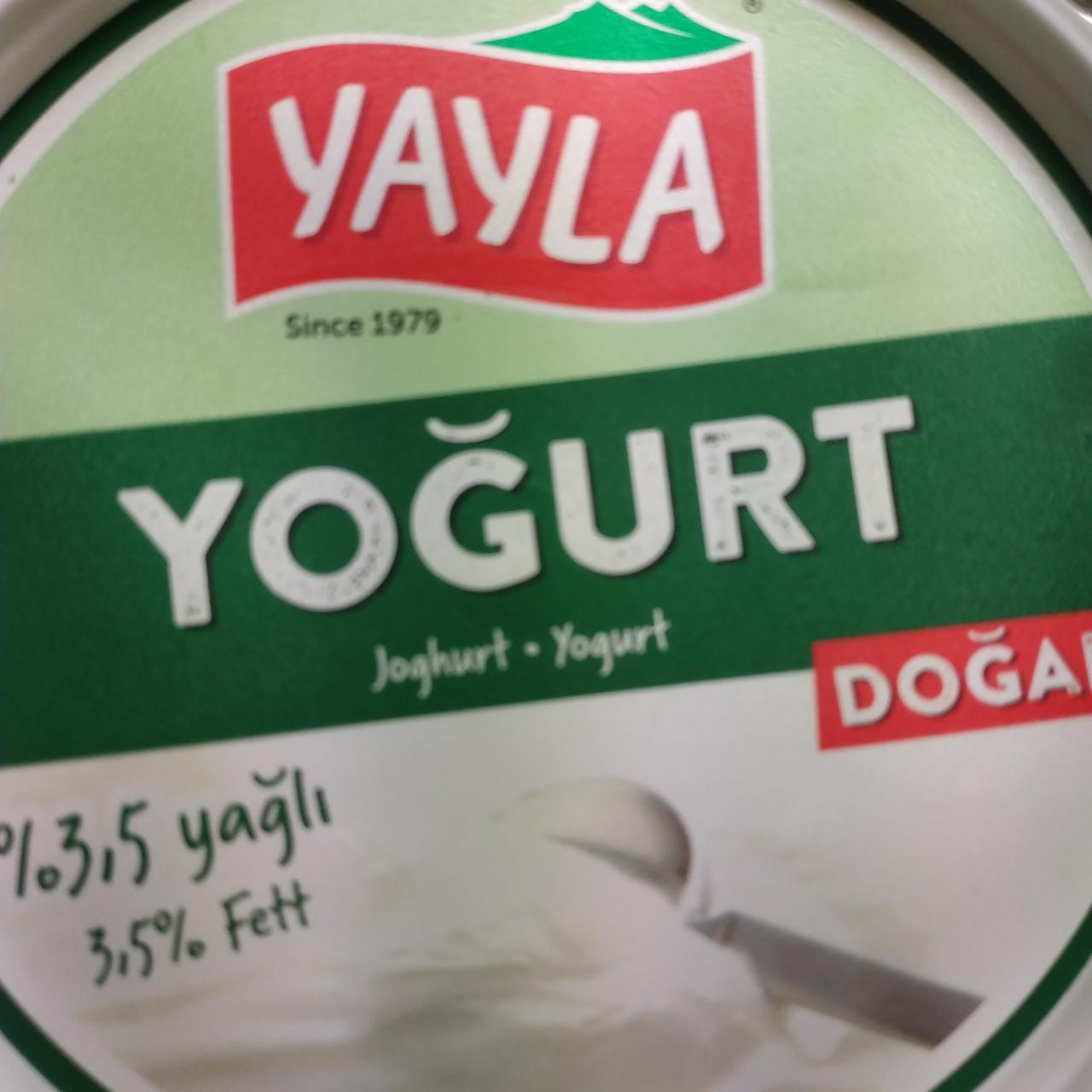 Fotografie - YOGURT 3,5% Yayla