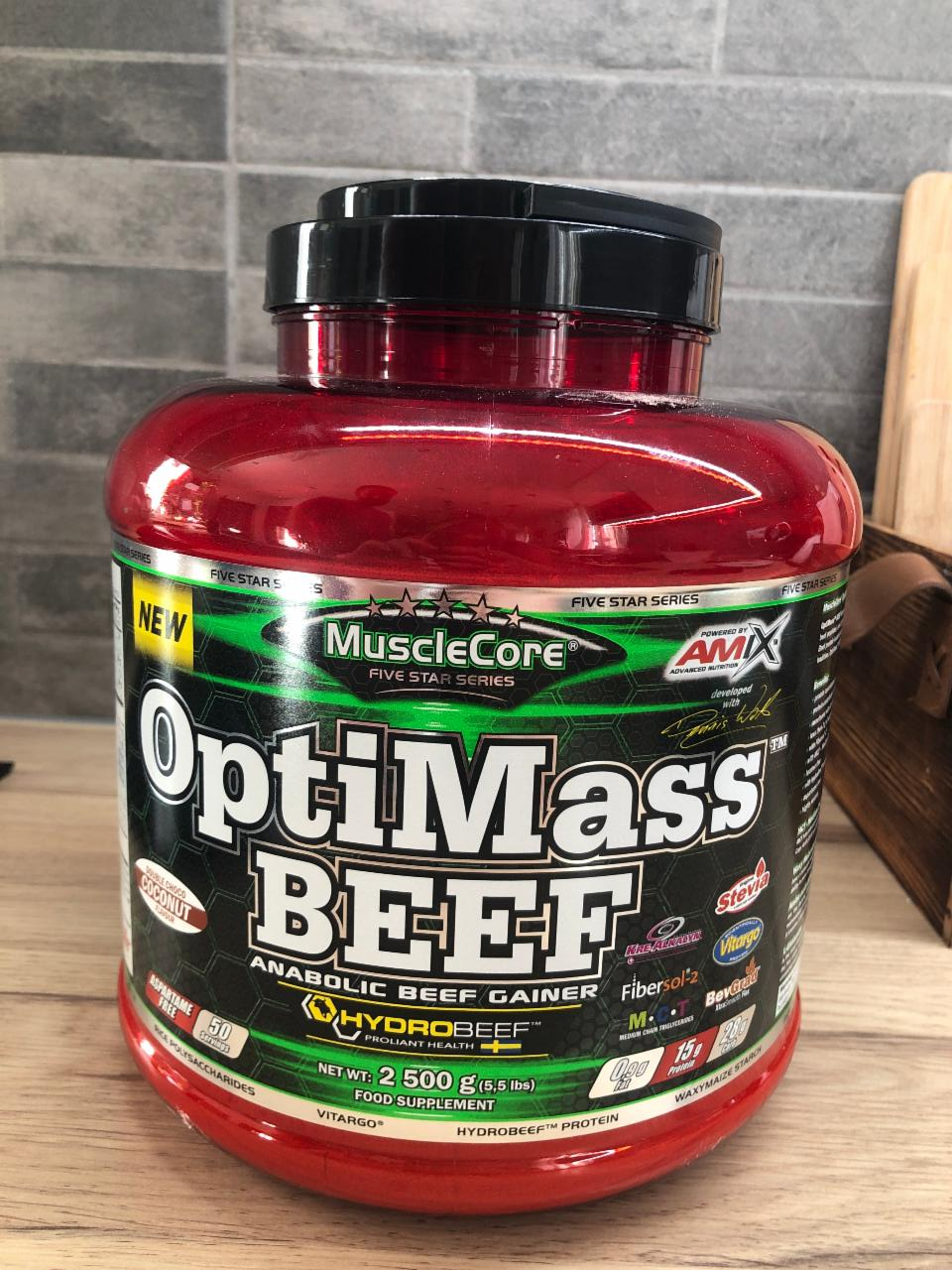 Fotografie - Gainer OptiMass Beef MuscleCore