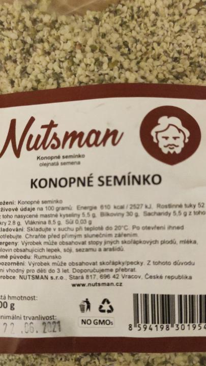 Fotografie - Konopné semínko Nutsman