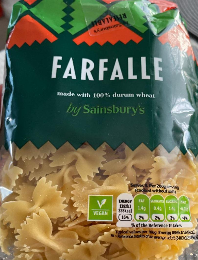 Fotografie - Farfalle Sainsbury's