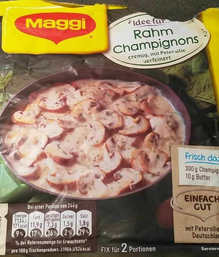 Fotografie - Rahn Champignons Maggi ... smetanové houby