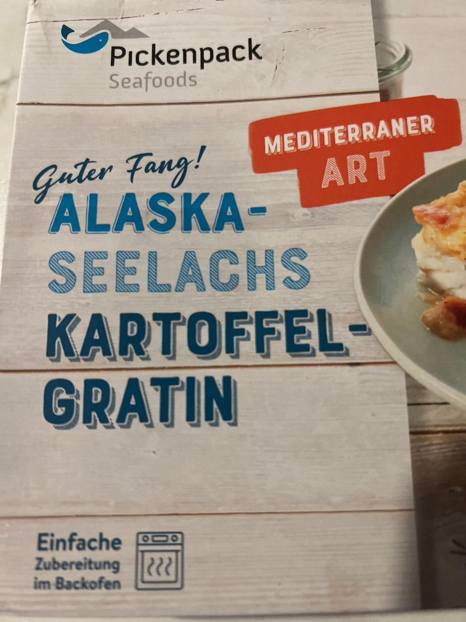 Fotografie - Alaska-Seelachs Kartoffel-Gratin Pickenpack Seafoods