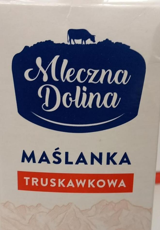 Fotografie - Maślanka truskawkowa Mleczna Dolina