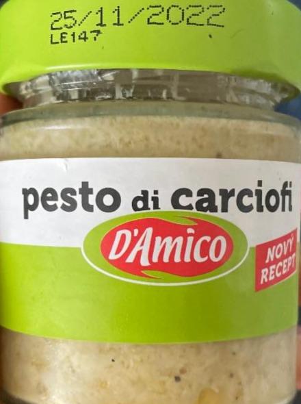 Fotografie - Artyčokové pesto, pesto di carciofi D'amico