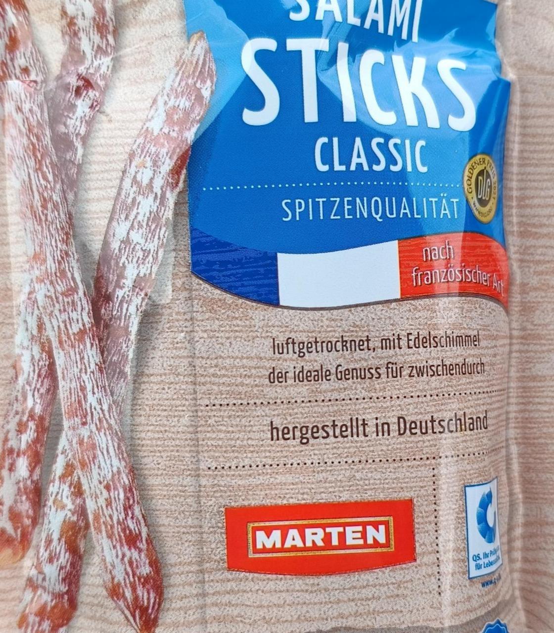 Fotografie - Salami sticks Classic Marten