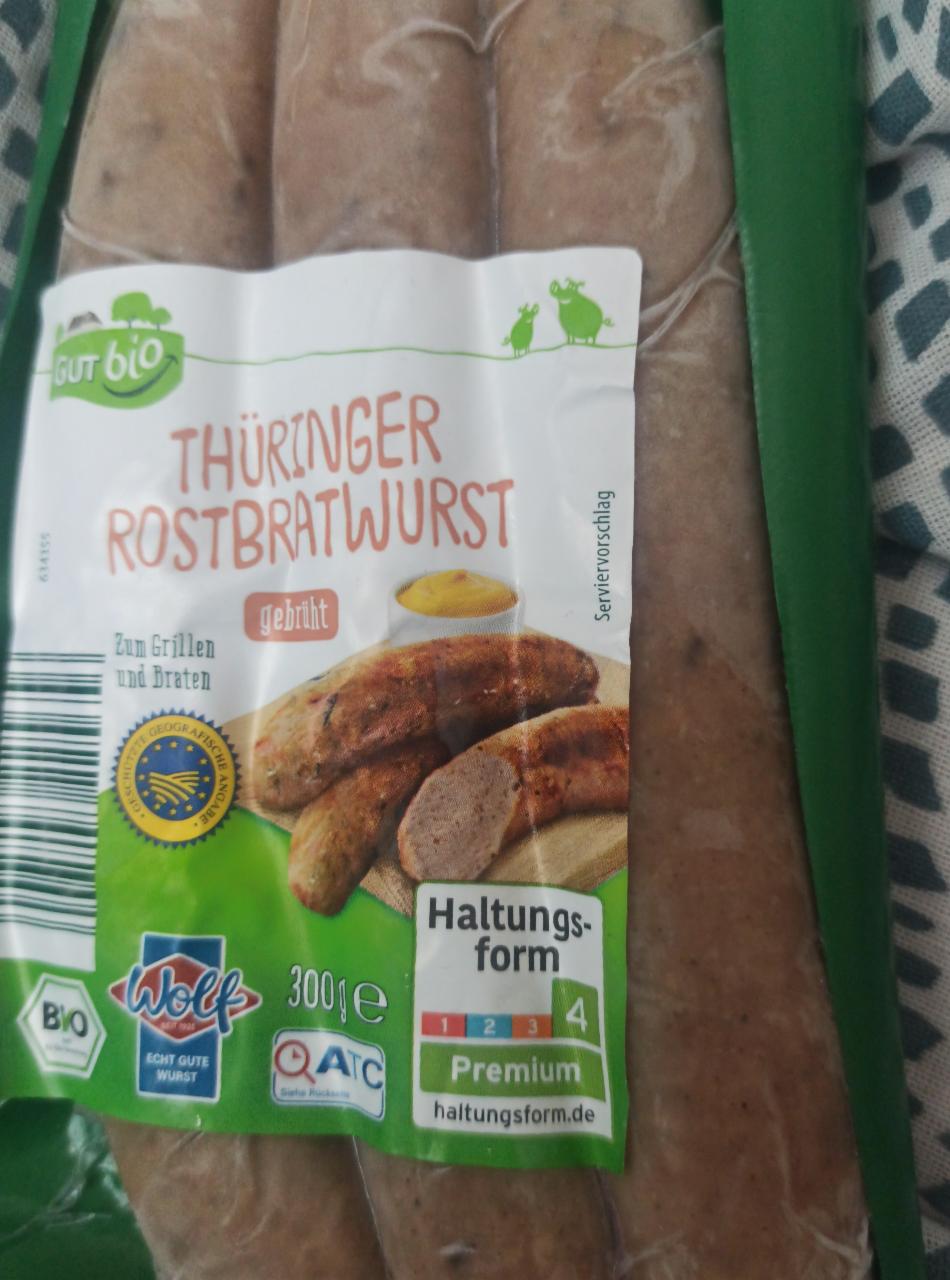 Fotografie - Thüringer Rostbratwurst gebrüht GutBio