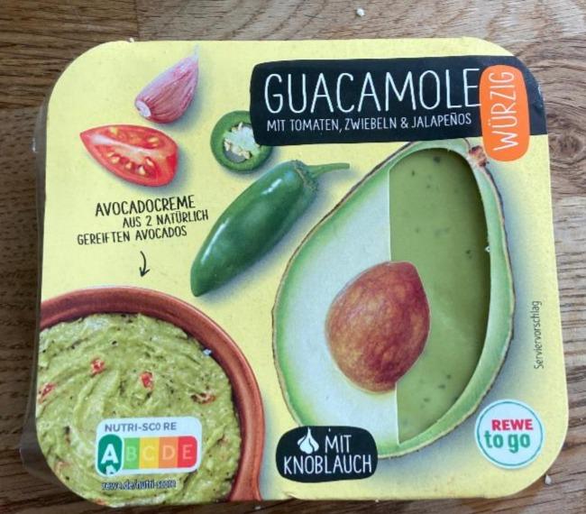 Fotografie - Guacamole würzig Rewe to go