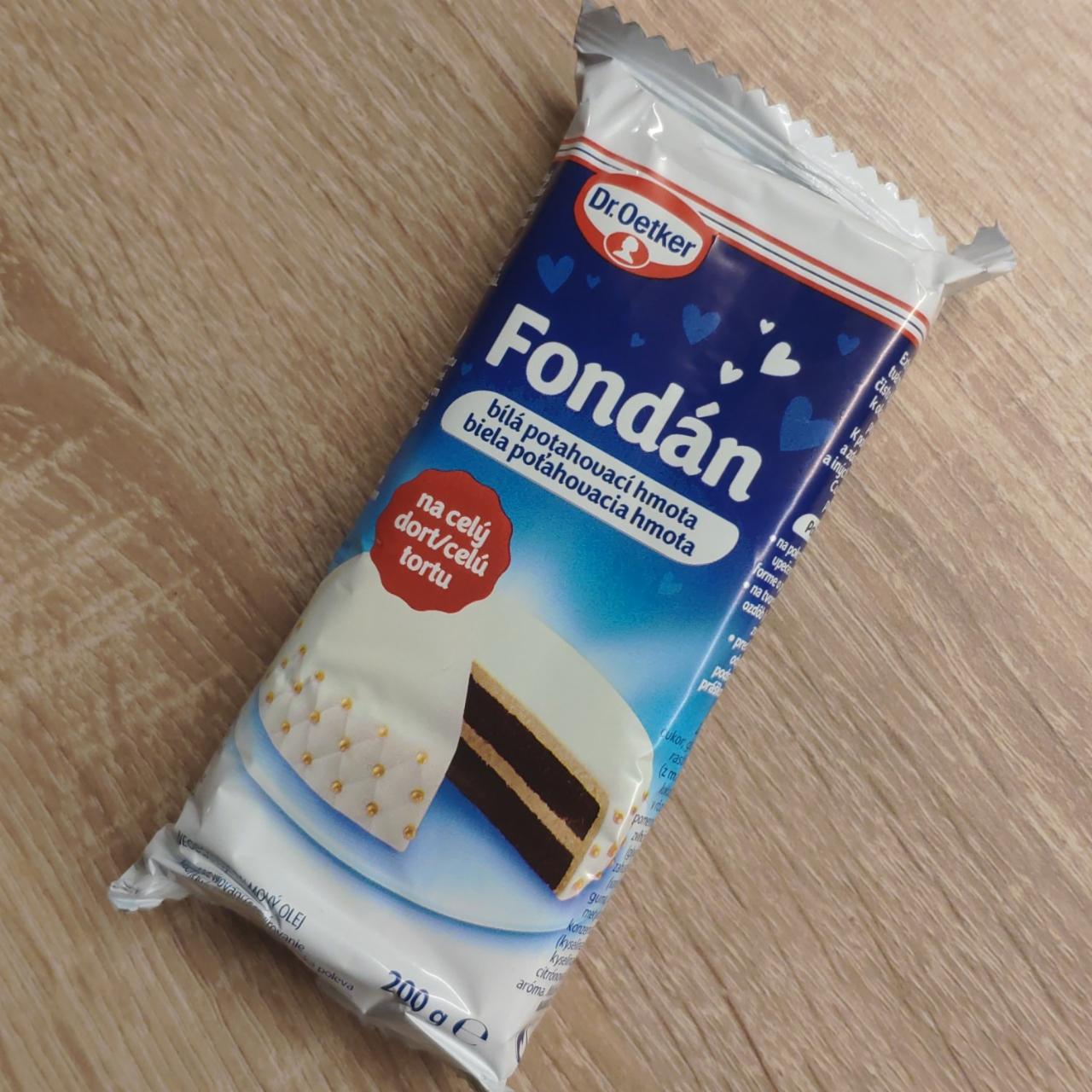 Fotografie - Fondán bílá potahovací hmota Dr.Oetker