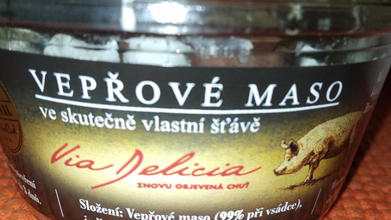 Fotografie - Vepřové maso ve skutečně vlastní šťávě Via Delicia