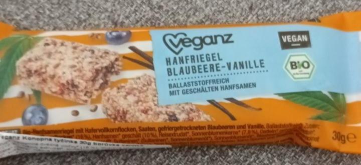 Fotografie - Bio Hanfriegel Blaubeere-Vanille Veganz