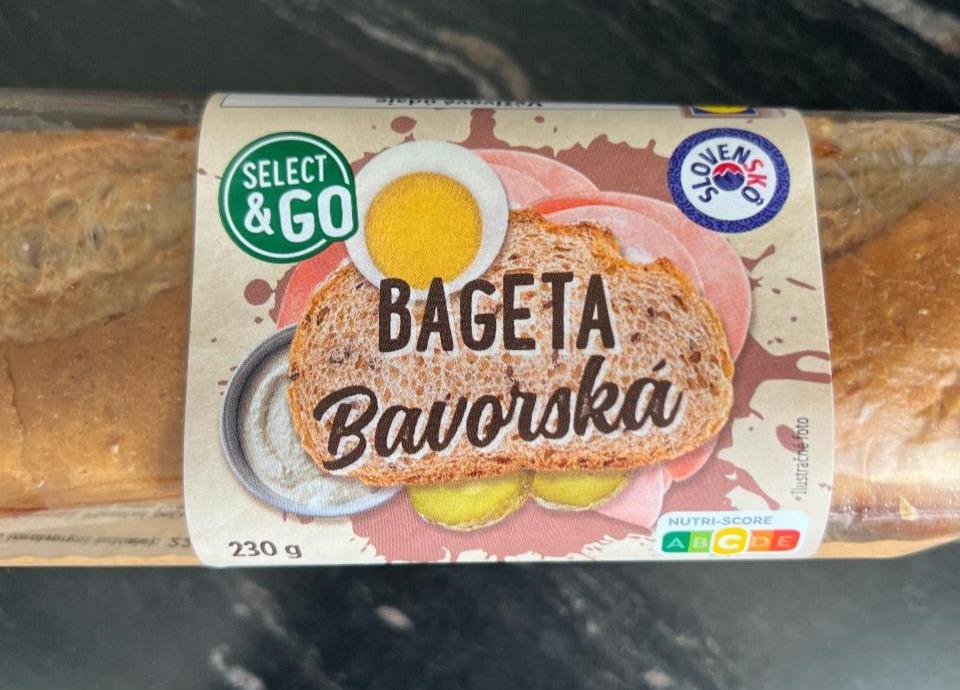 Fotografie - Bageta Bavorská Select&Go Lidl