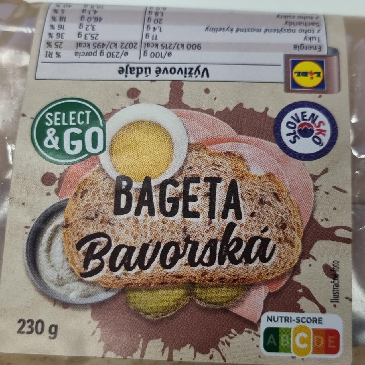 Fotografie - Bageta Bavorská Select&Go Lidl