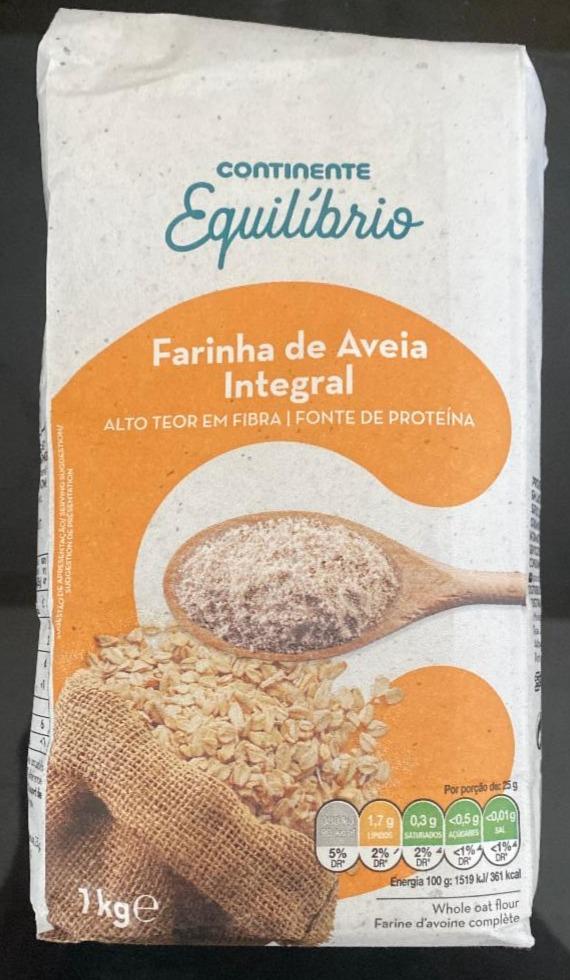 Fotografie - Farinha de Aveia Integral Continente Equilíbrio