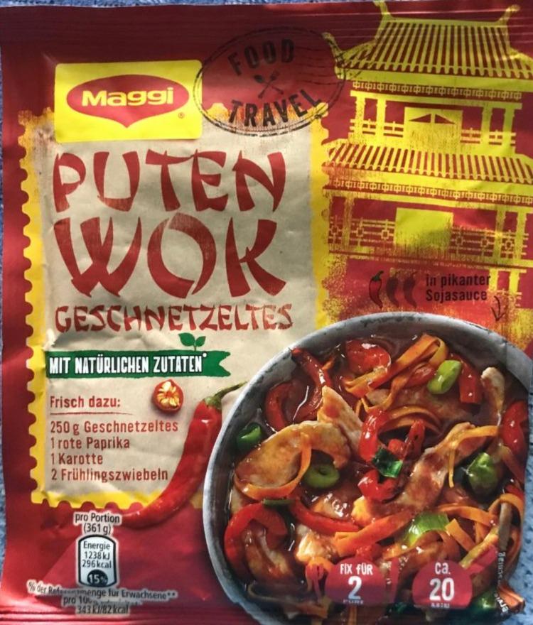 Fotografie - Puten Wok Geschnetzeltes Maggi