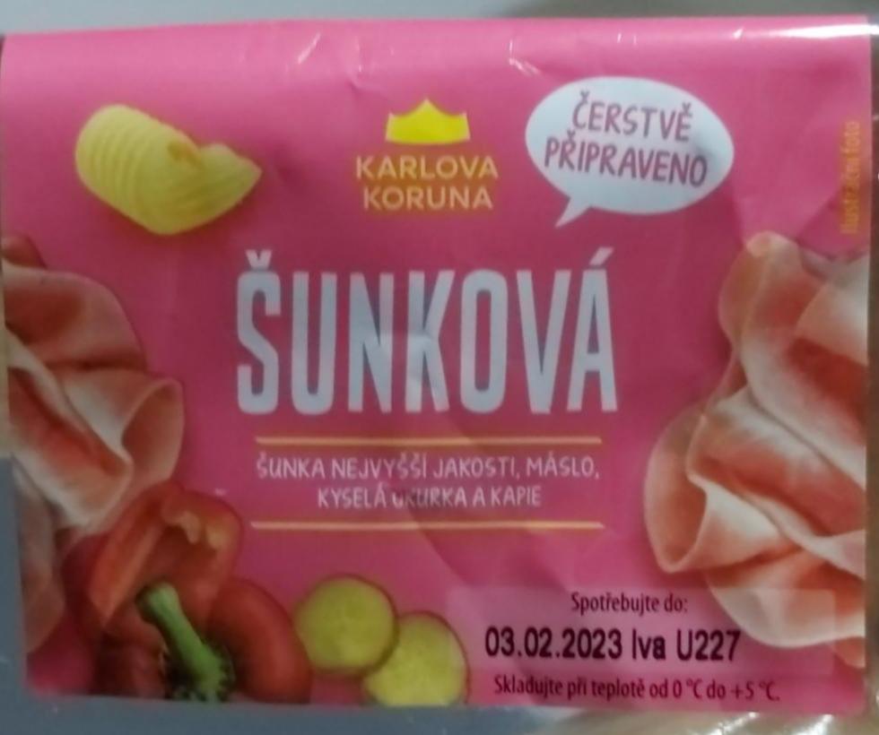 Fotografie - Šunková bageta Karlova Koruna