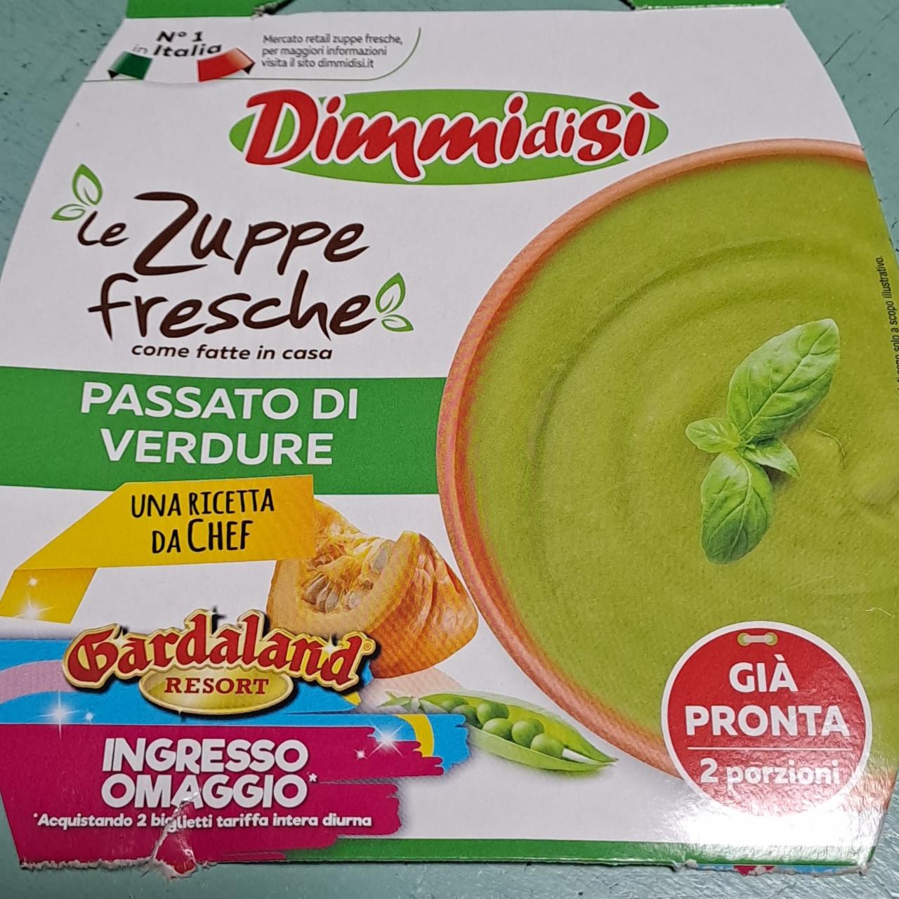 Fotografie - Le zuppe fresche Passato di verdure Dimmidisì