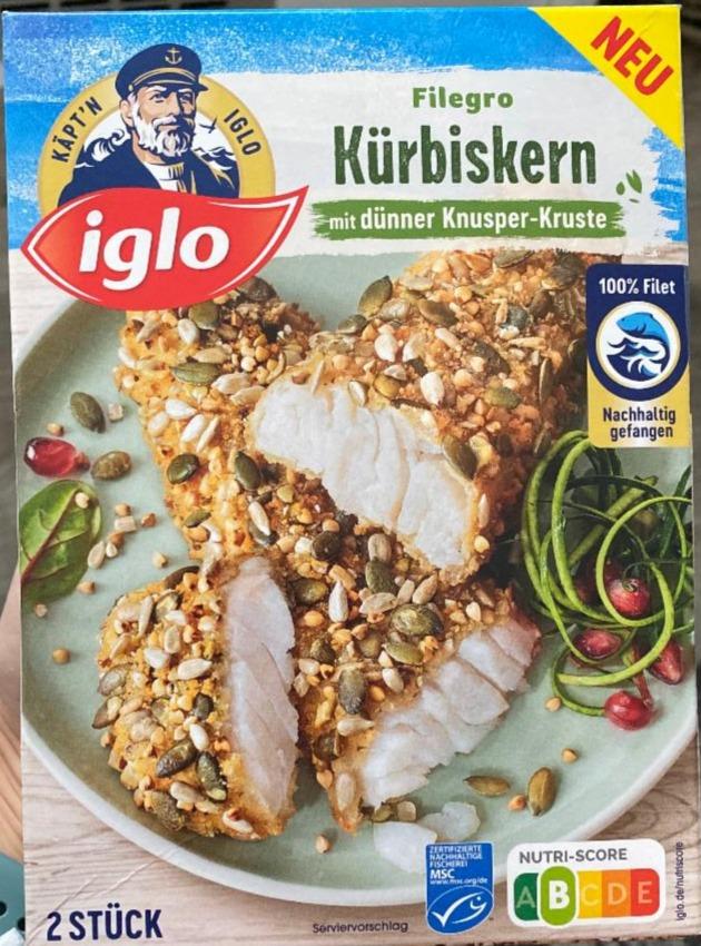 Fotografie - Filegro Kürbiskern mit dünner Knusper-Kruste Iglo