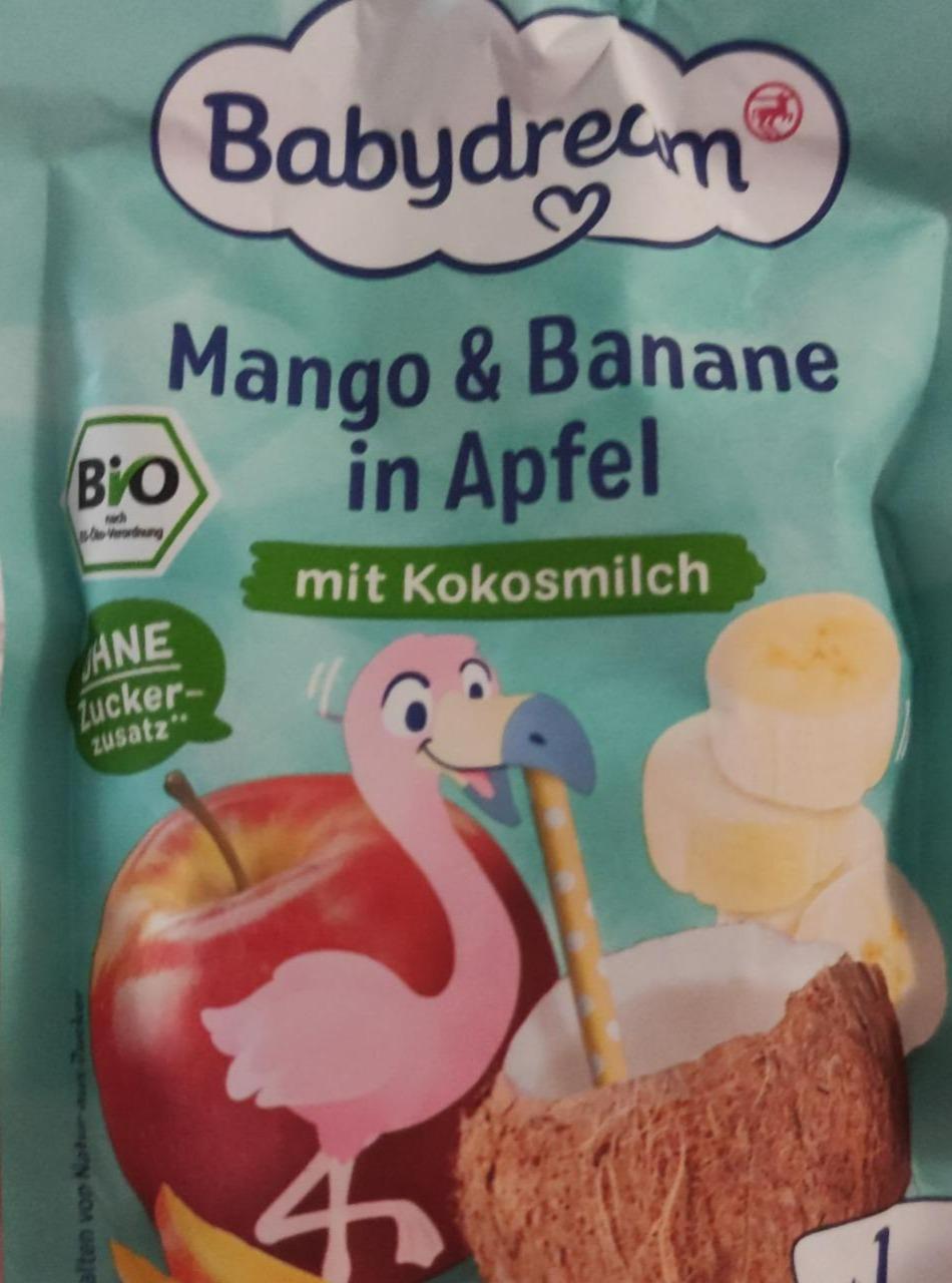 Fotografie - Mango & Banane in Apfel mit Kokosmilch Babydream