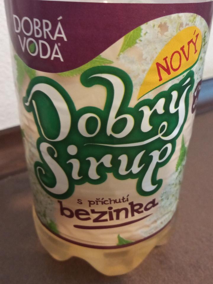 Fotografie - Dobrý sirup s příchutí bezinka Dobrá voda