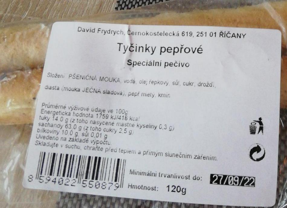 Fotografie - Tyčinky pepřové