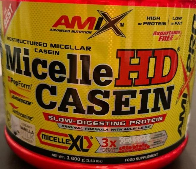 Fotografie - Michelle HD Casein Creamy Vanilla Amix Nutrition