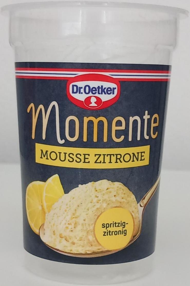 Fotografie - Momente mousse zitrone Dr.Oetker