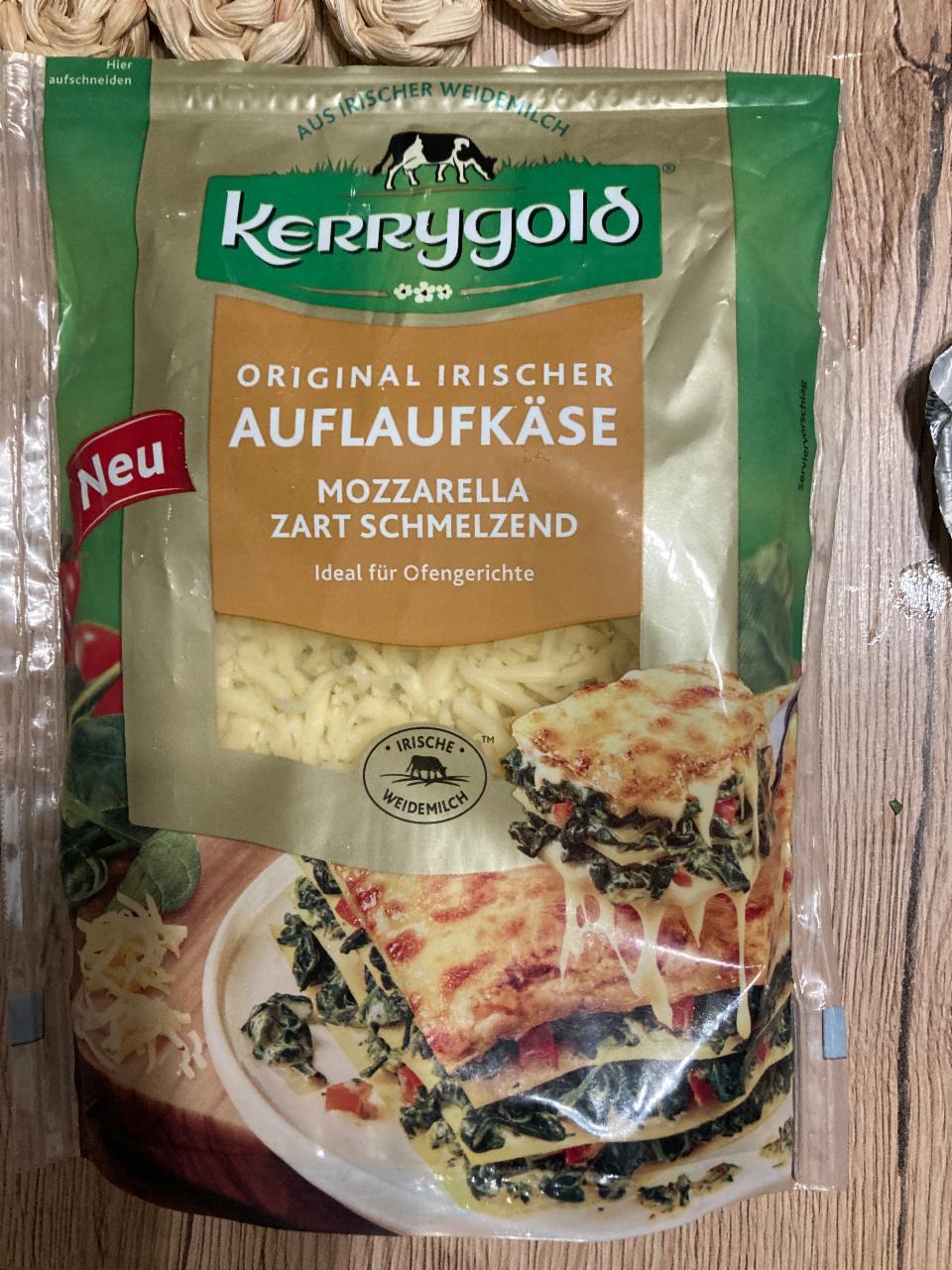 Fotografie - Original irischer Auflaufkäse Mozzarella zart schmelzend Kerrygold