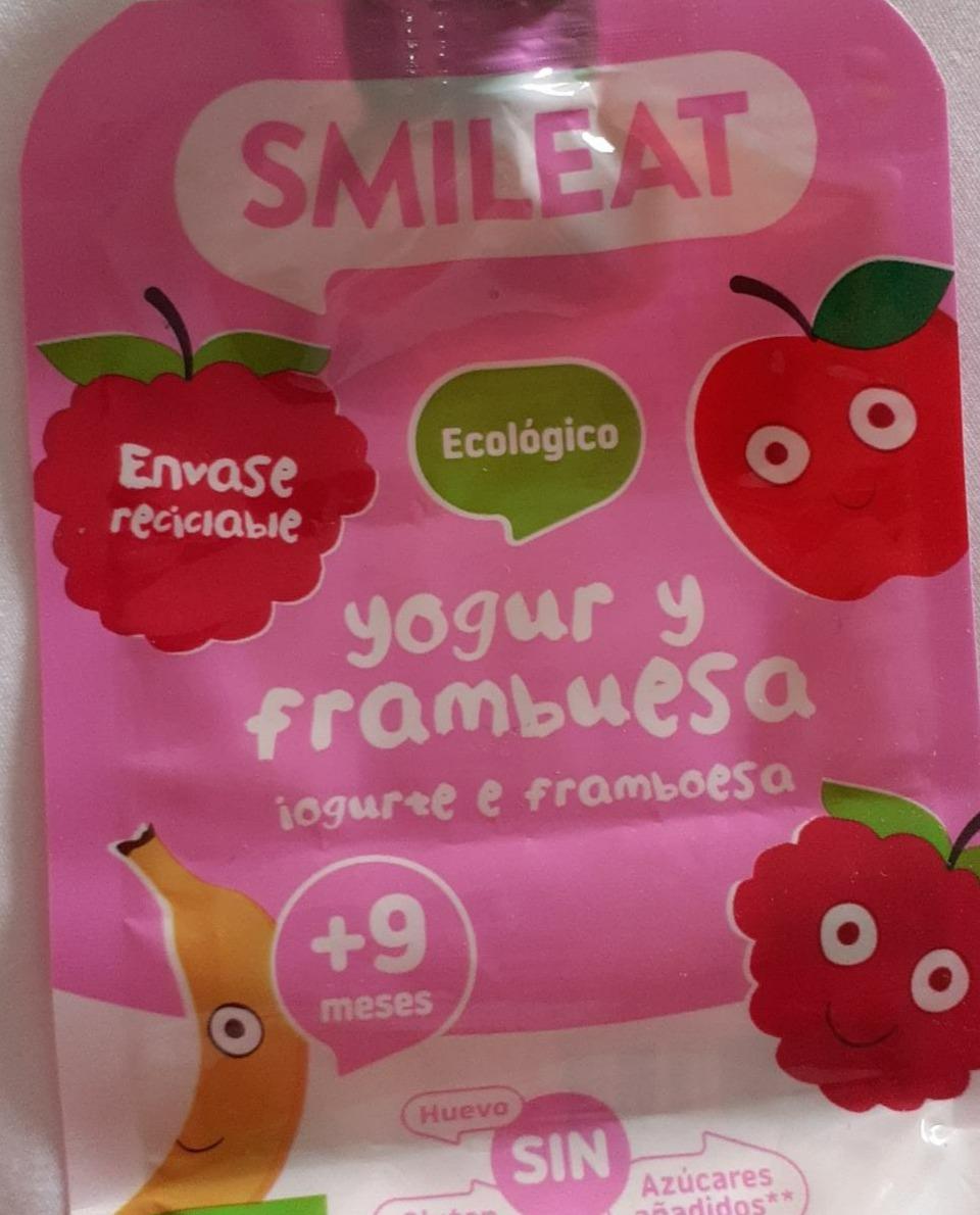 Fotografie - Yogur y frambuesa Smileat