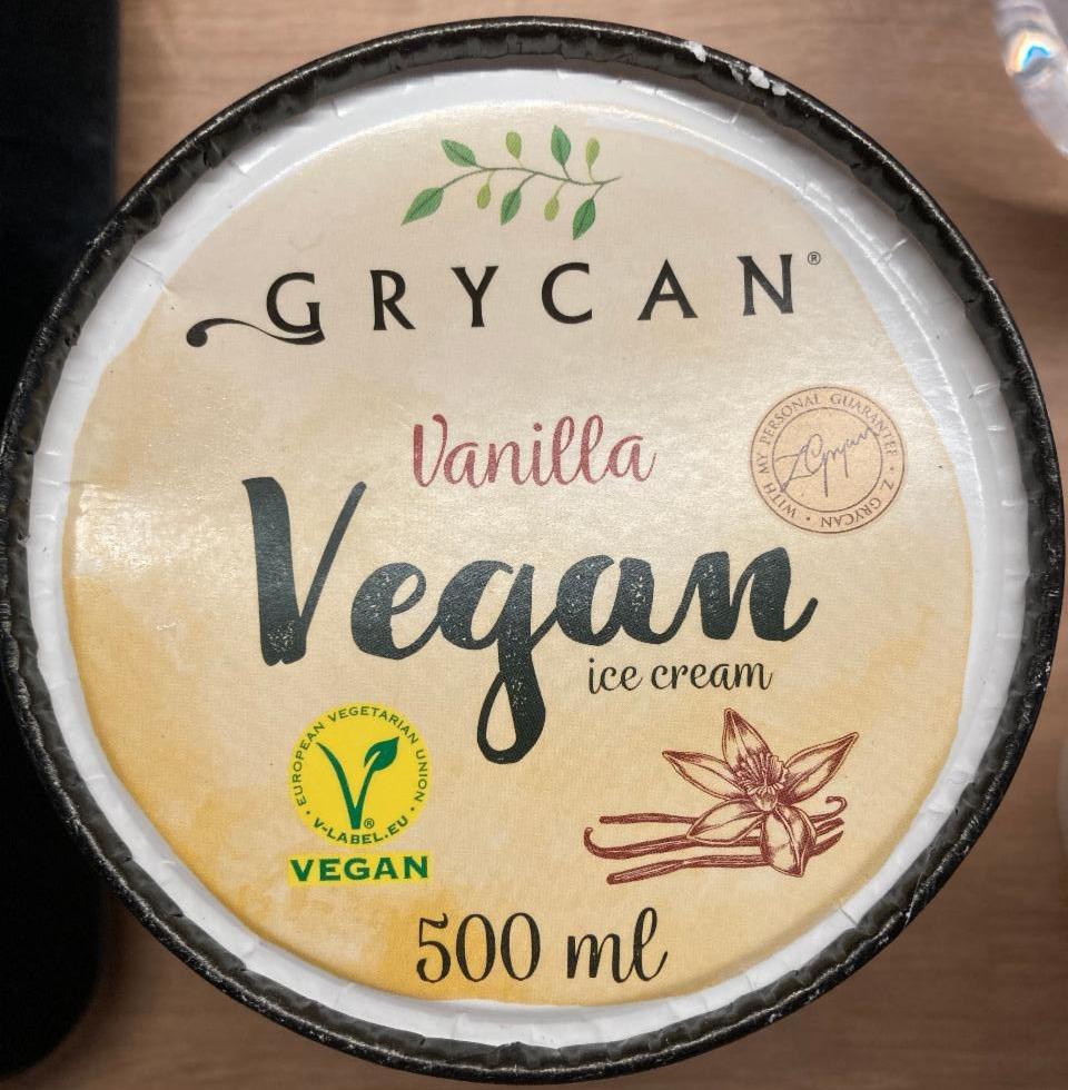 Fotografie - Vanilla Vegan ice cream Grycan