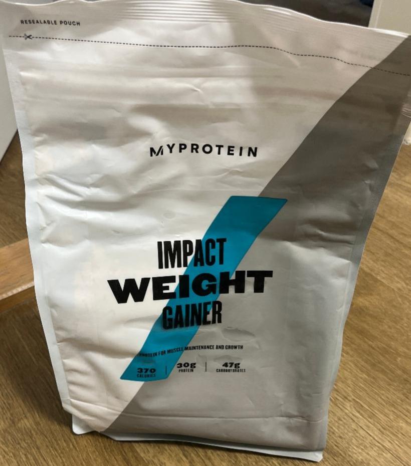 Fotografie - Impact Weight Gainer Vanilla Myprotein