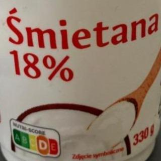 Fotografie - Śmietana 18% homogenizowana Auchan