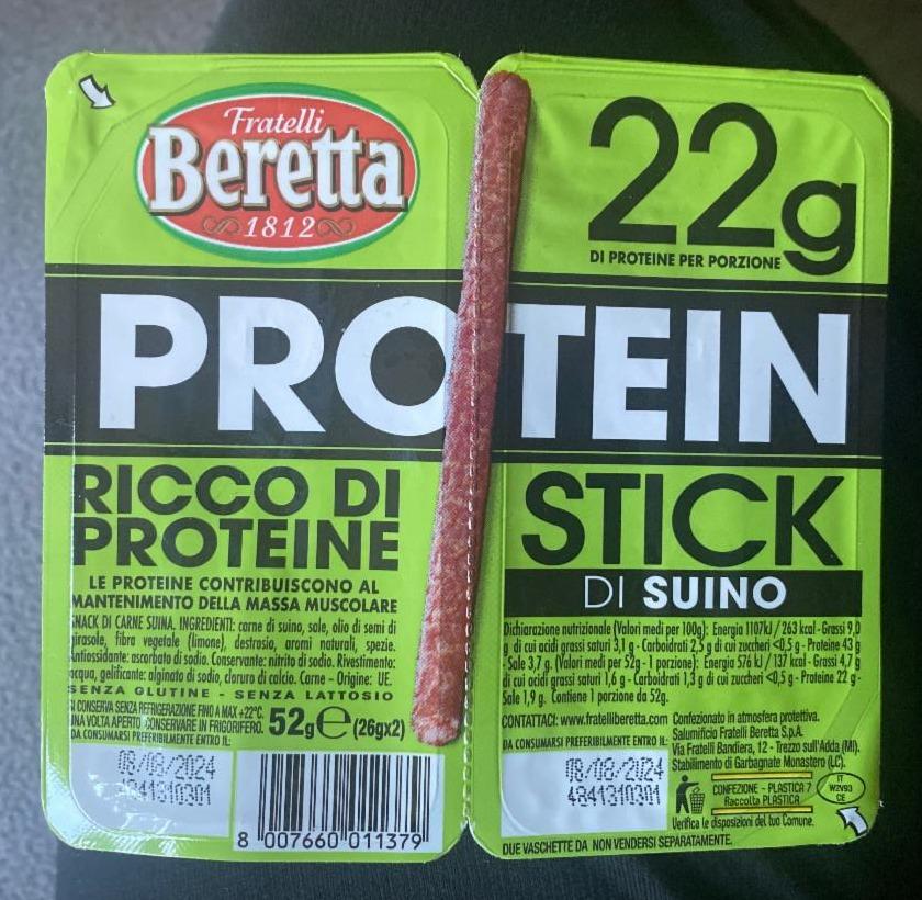 Fotografie - Protein stick di suino Fratelli Beretta