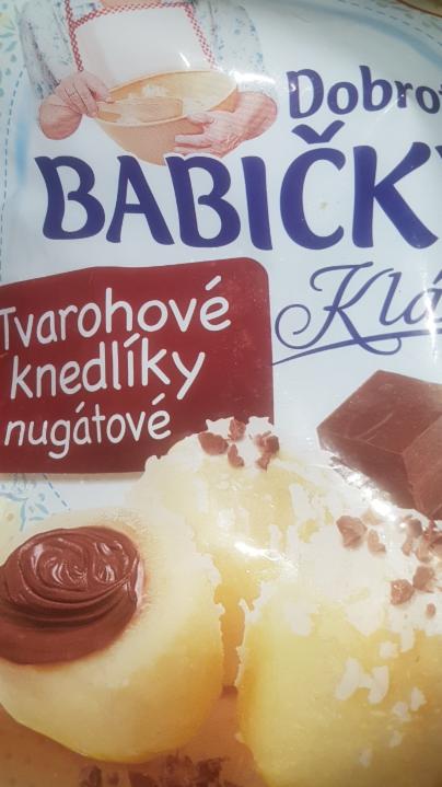 Fotografie - tvarohové knedlíky nugátové Dobroty Babičky Kláry