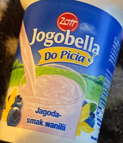 Fotografie - Jogobella Do Picia Jagoda smak wanilii Zott