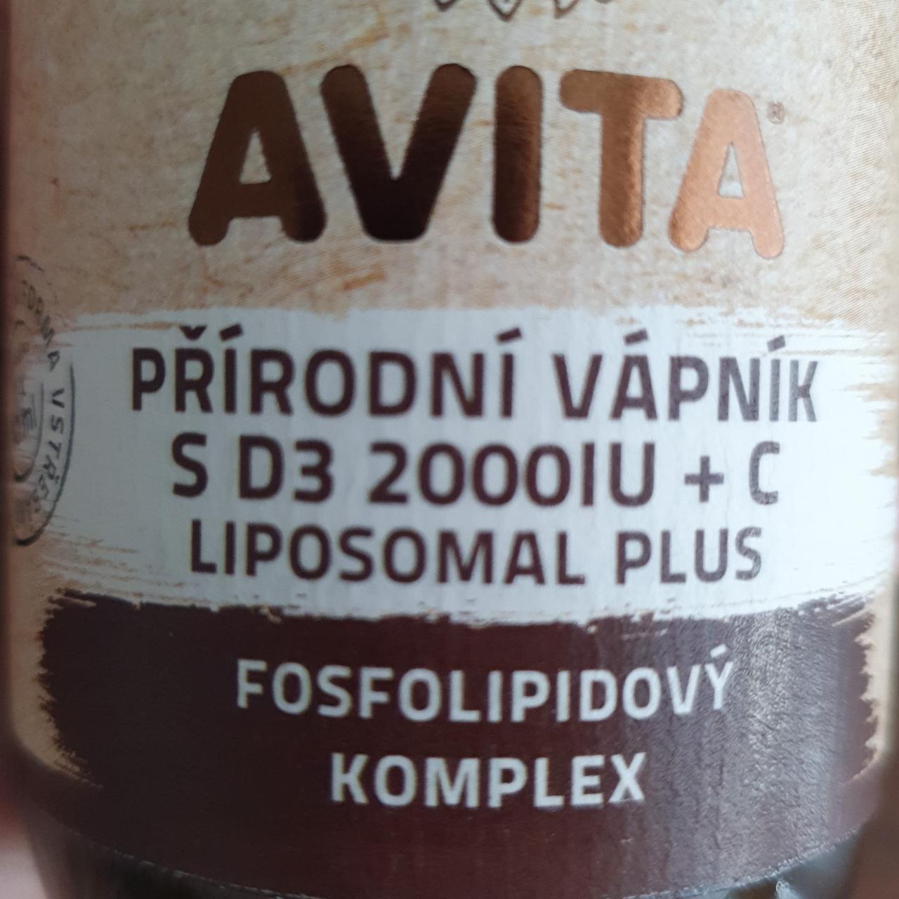 Fotografie - Přírodní vápník s D3 + C liposomal plus Avita