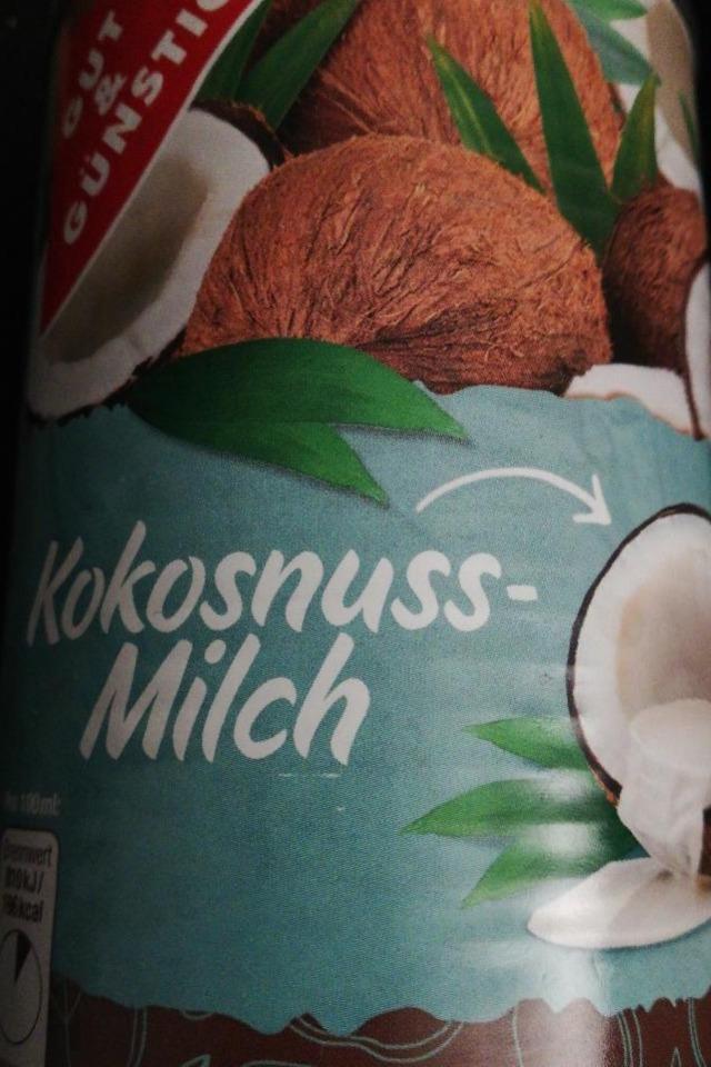 Fotografie - Kokosnuss-Milch Edeka