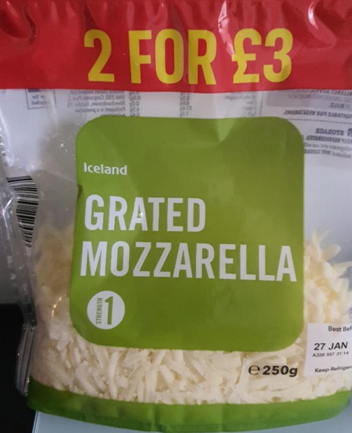 Fotografie - Mozzarella grated Iceland