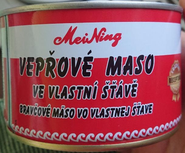 Fotografie - Vepřové maso ve vlastní šťávě MeűNing